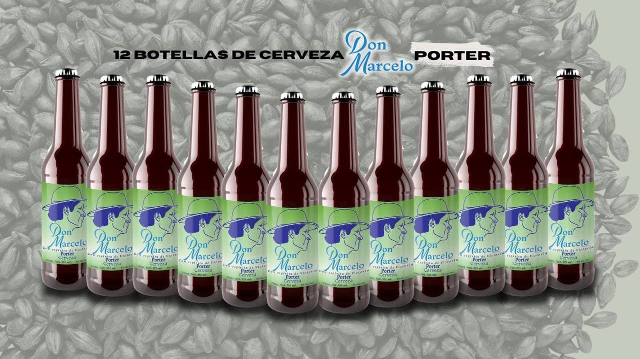 Cerveza oscura de elaboración artesanal